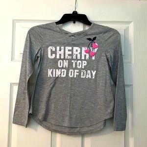 GIRLS LONG SLEEVE TEE : SIZE 10